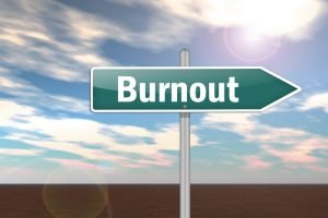 self-care: signage of burnout in the middle of nowhere